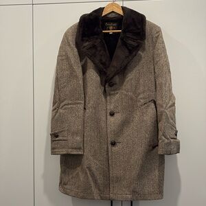 Casualcraft Winter Tweed Wool Overcoat - 38 Regular Men